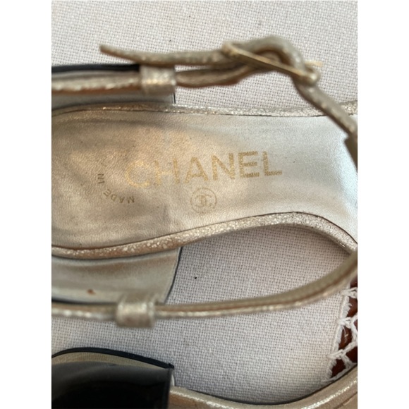 COPY - 🖤 Chanel cc logos sandals size 36.5 - Picture 4 of 6